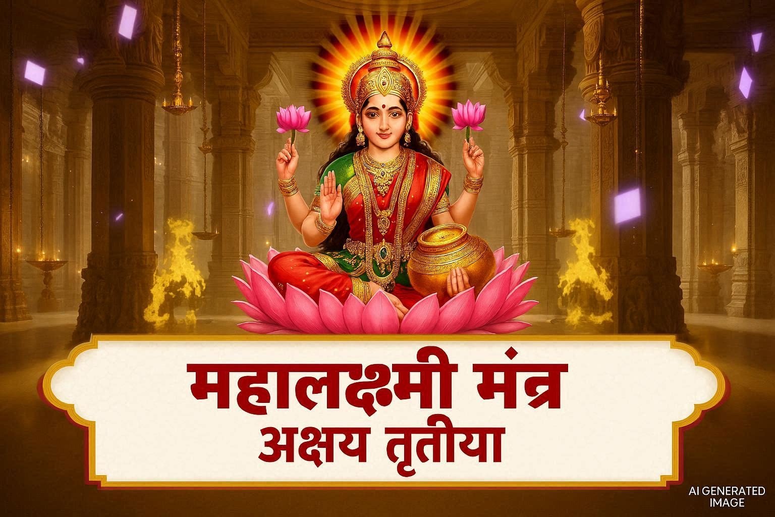 महालक्ष्मी मंत्र अक्षय तृतीया