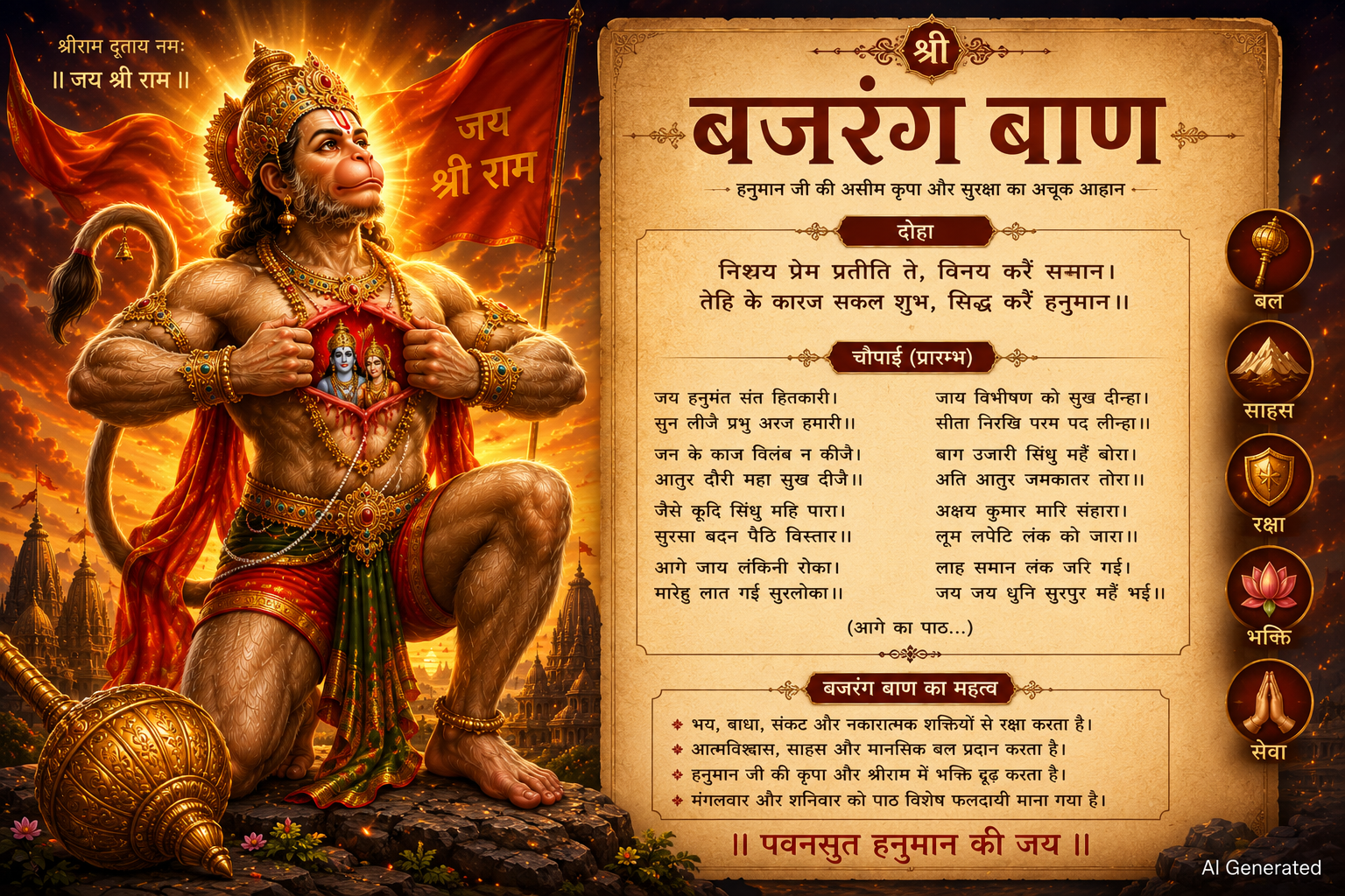 Shri Bajrang Baan Paath