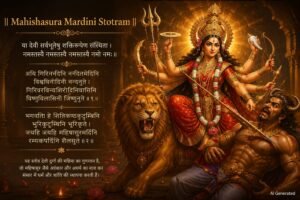 Mahishasura Mardini Stotram