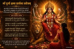 Maa Durga Kshama Prarthna Stotram