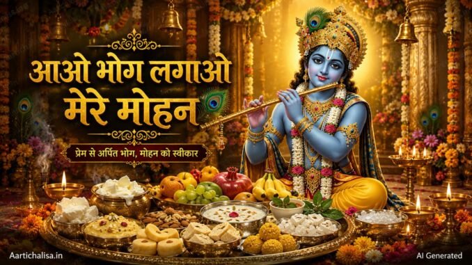 Aao Bhog Lagao Mere Mohan: Bhog Aarti