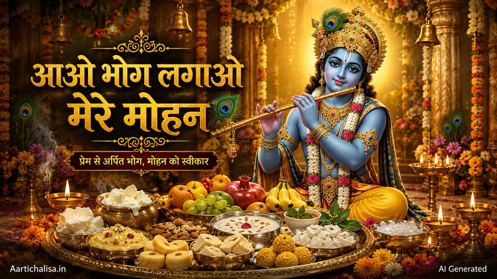 Aao Bhog Lagao Mere Mohan: Bhog Aarti