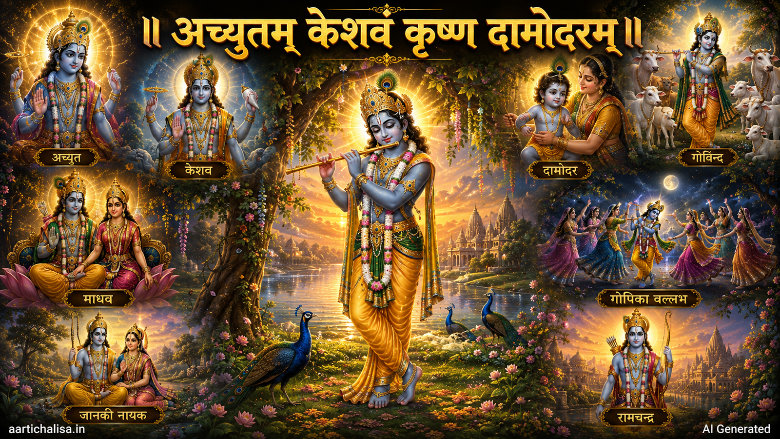 Achyutam Keshavam Krishna Damodaram