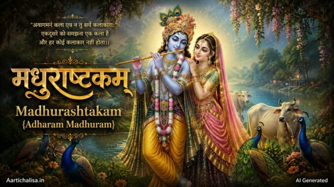 Madhurashtakam Adhram Madhuram