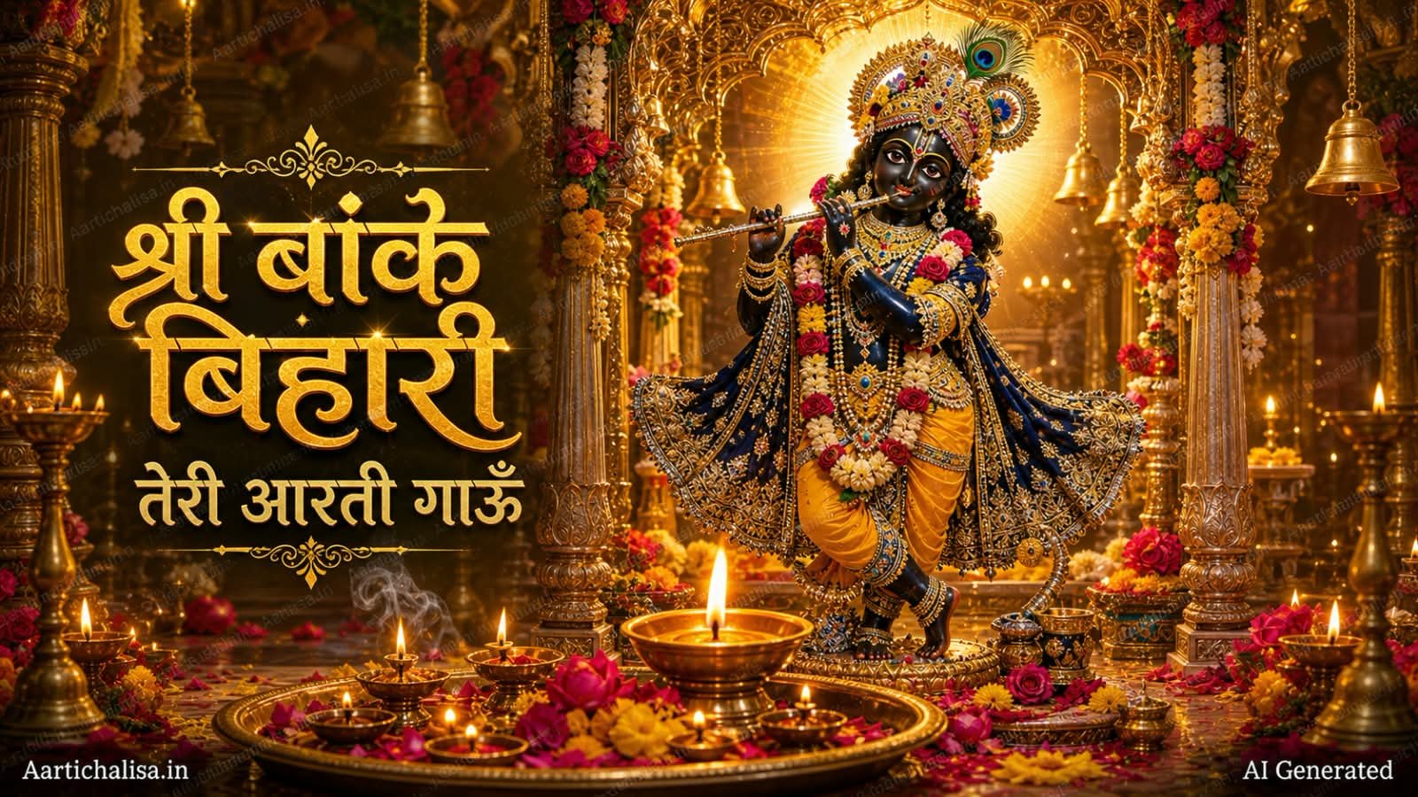 Shri Banke Bihari Teri Aarti Gaun