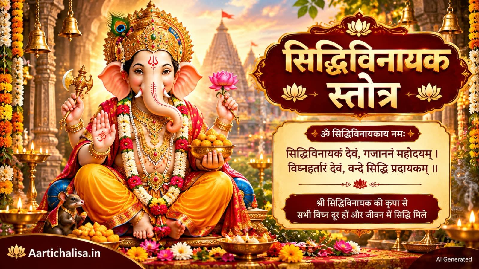 Shri Siddhivinayak Stotram