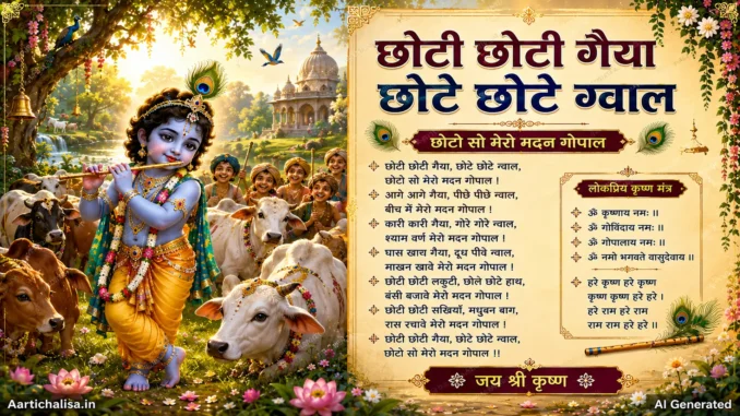 chhoti chhoti gaiya chhote chhote gwal