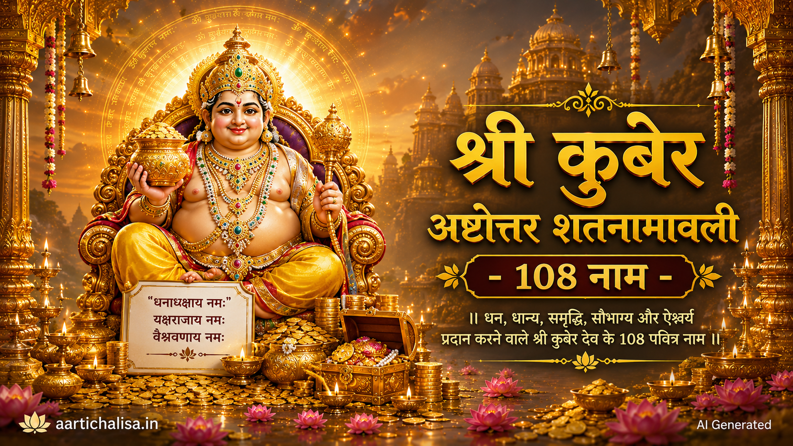 Shri Kuber 108 Names
